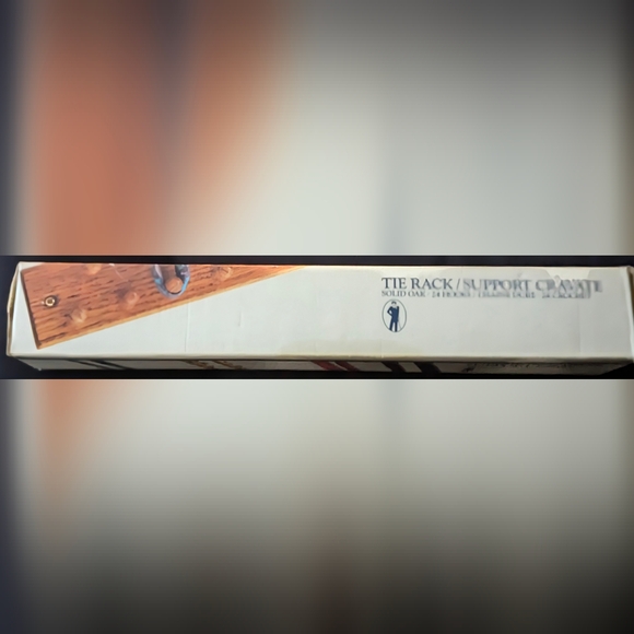 Solid Oak Tie Rack - Picture 8 of 9